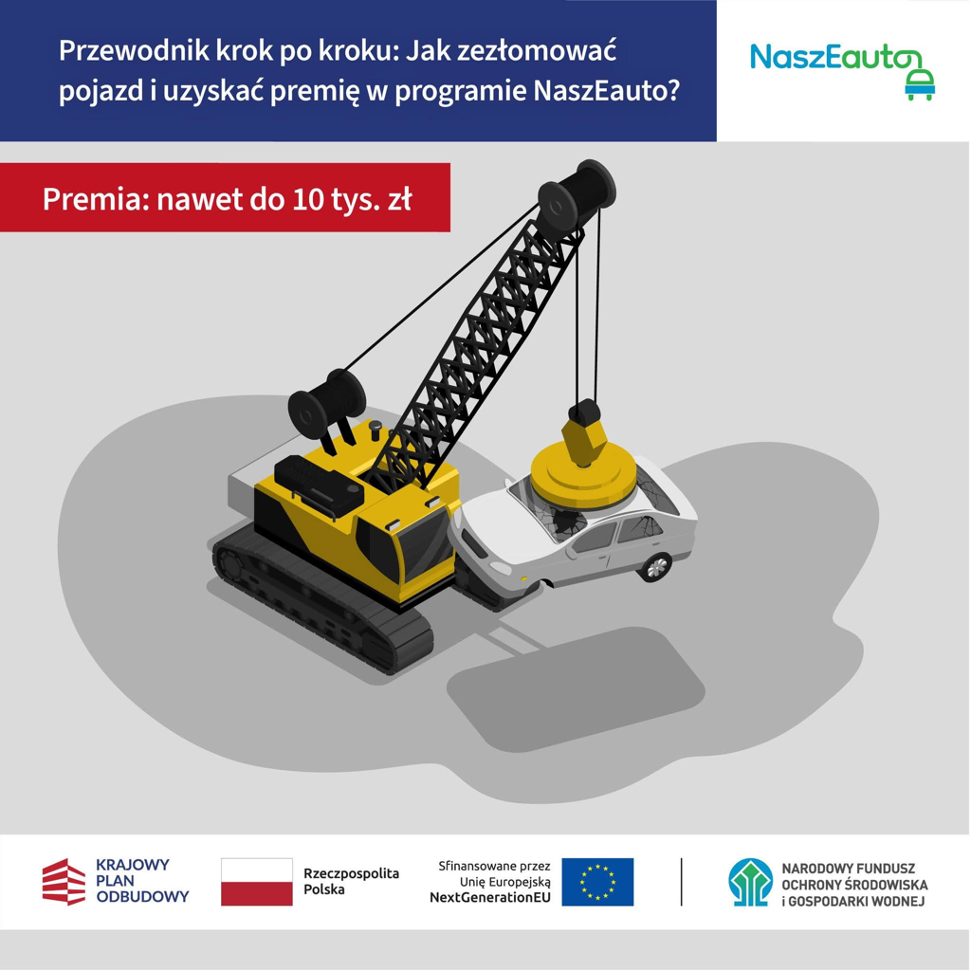 Program NaszEauto – 10 000 zł za zezłomowanie starego samochodu